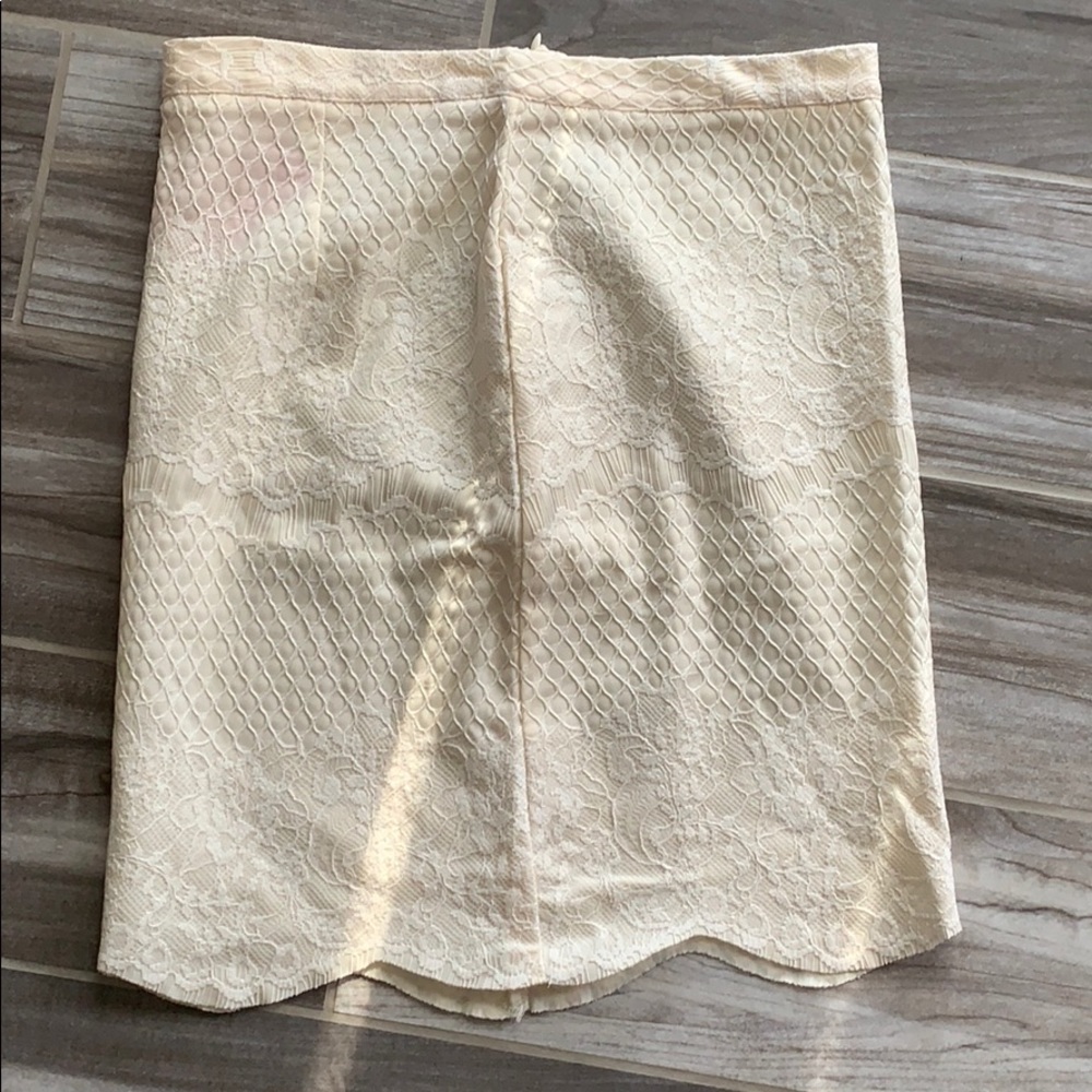 Love Culture Scalloped Mini Skirt